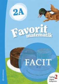 Favorit matematik 2A Facit till uppl.2, 5-pack