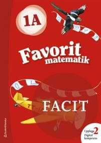 Favorit matematik 1A Facit till uppl. 2, 5-pack
