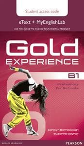 Gold Experience B1 eTextMyEnglishLab Student Access Card