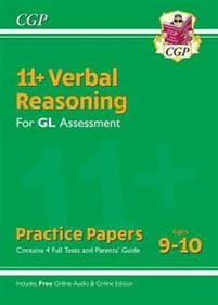 11+ GL Verbal Reasoning Practice Papers - Ages 9-10 (with Parents' GuideOnline Edition)