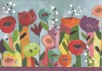 Note Card Brilliant Floral