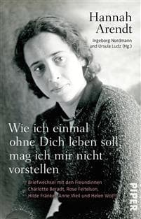 Wie ich einmal ohne Dich leben soll, mag ich mir nicht vorstellen