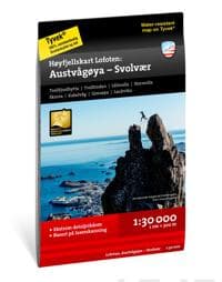 Höyfjellskart Lofoten: Austvågöya - Svolvaer 1:30 000