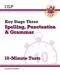 KS3 Spelling, Punctuation and Grammar 10-Minute Tests (includes answers)