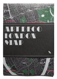 Art Deco London Map