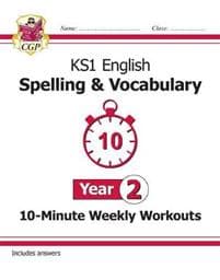 KS1 Year 2 English 10-Minute Weekly Workouts: SpellingVocabulary