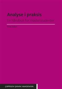 Analyse i praksis : en håndbok for masterstudenter