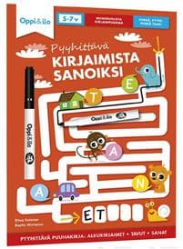 Pyyhittävä Kirjaimista sanoiksi 5-7 v