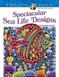 Creative Haven Spectacular Sea Life Designs Coloring Book