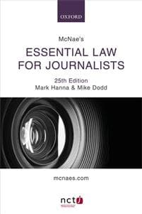 McNae's Essential Law for Journalists