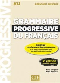 Grammaire progressive du français - Niveau débutant complet - 2ème édition. Buch + CD + Web-App