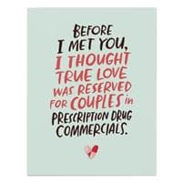 6-Pack Em & Friends True Love Rx Love Card