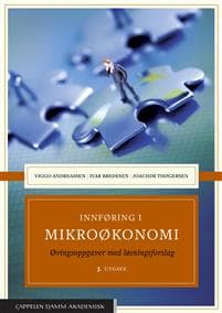 Innføring i mikroøkonomi; øvingsoppgaver med løsningsforslag