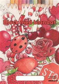 Block med blandat 4 - röd, 5-pack