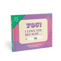 Knock Knock I Love You Because … Book Fill in the Love Fill-in-the-Blank Book & Gift Journal