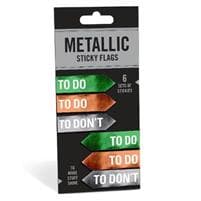 Knock Knock To Do / To Don't No Metallic Sticky Flags