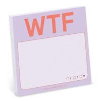 Knock Knock WTF Sticky Notes (Pastel Edition)