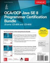 OCA/OCP Java SE 8 Programmer Certification Bundle (Exams 1Z0-808 and 1Z0-809)