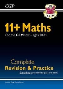 11+ CEM Maths Complete Revision and Practice - Ages 10-11 (with Online Edition)