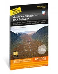 Vålådalen, Lunndörren & Oviksfjällen 1:50.000