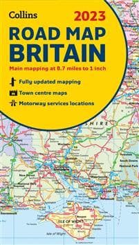 2023 Collins Road Map of Britain