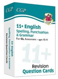 11+ GL Revision Question Cards: English Spelling, PunctuationGrammar - Ages 10-11