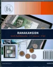 Rahakansion seteli/kolikkotasku (5 kpl/pakkaus, 3/3 lokeroa)