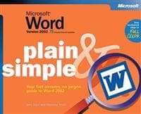 Microsoft Word Version 2002 Plain & Simple