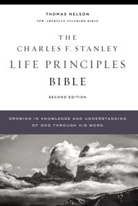 NASB, Charles F. Stanley Life Principles Bible, 2nd Edition, Hardcover, Comfort Print