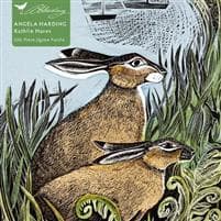 Adult Jigsaw Puzzle Angela Harding: Rathlin Hares (500 pieces)
