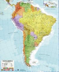 America south laminated