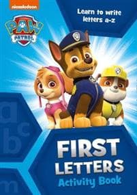 Paw Patrol First Letters Activity Book
