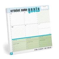 Knock Knock Crush Some Goals Square Mousepad