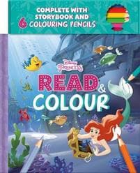 Disney Princess Ariel: Read & Colour