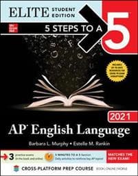 5 Steps to a 5: AP English Language 2021 Elite Student Edition