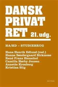 Dansk Privatret HA og HD