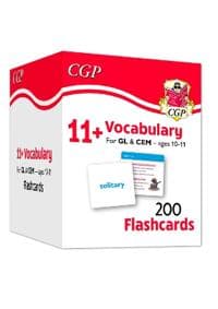 11+ Vocabulary Flashcards for Ages 10-11 - Pack 1