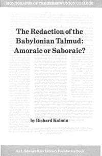 The Redaction of the Babylonian Talmud