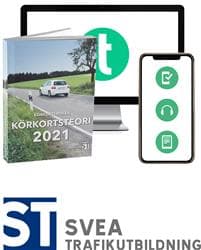 Körkortsboken Körkortsteori 2021 (bok + digitalt teoripaket med körkortsfrågor, övningar, ljudbok & ebok)