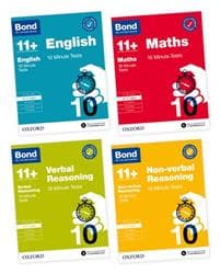 Bond 11+ 10 Minute Tests 10-11+ years Pack: Ready for the 2025 exam (for GL Assessment & other 11 plus exams)