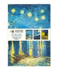 Vincent van Gogh Set of 3 Midi Notebooks