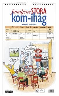 Familjens STORA kom-ihåg-kalender 2022