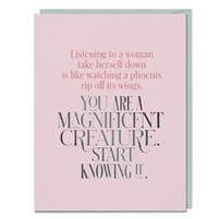 6-Pack Elizabeth Gilbert You Are A Magnificent Creature Card