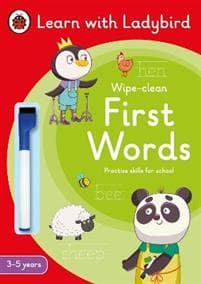 First Words: A Learn with Ladybird Wipe-Clean Activity Book 3-5 years