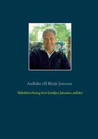 Förteckning anfäder och anmödrar till Börje Jonsson