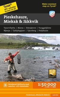 Pieskejaure - Miekak - Jäkkvik 1:50.000