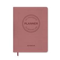 MY FAVORITE PLANNER Notebook / Vintage Rosa