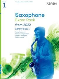 Saxophone Exam Pack from 2022, ABRSM Grade 1