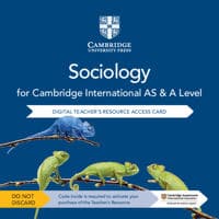 Cambridge International ASA Level Sociology Digital Teacher's Resource Access Card
