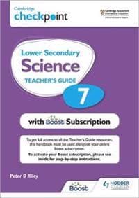 Cambridge Checkpoint Lower Secondary Science Teacher's Guide 7 with Boost Subscription